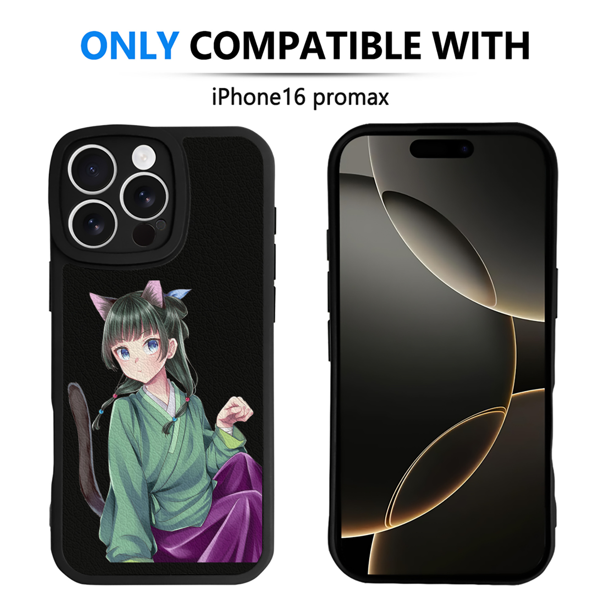 薬屋のひとりごと The Apothecary Diaries 【iPhone 16シリーズ対応】シリコンスマホケース（レザー調） 材質：シリコン